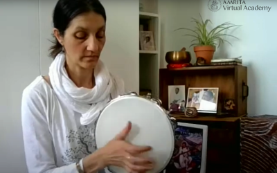 From Amritapuri to Spain: A Student’s Journey of Learning the Headed Tambourine (Ganjira)