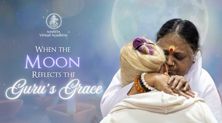 When the Moon Reflects the Guru’s Grace